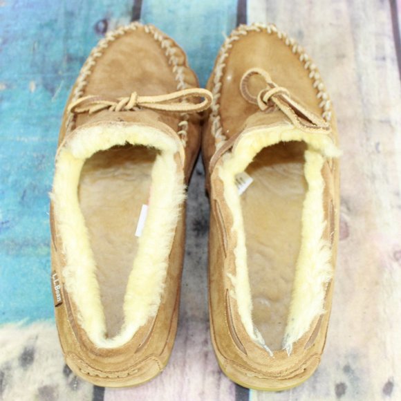 LL BEAN Wicked Good Camp Moccasins Slippers Sz 11 - Picture 8 of 9